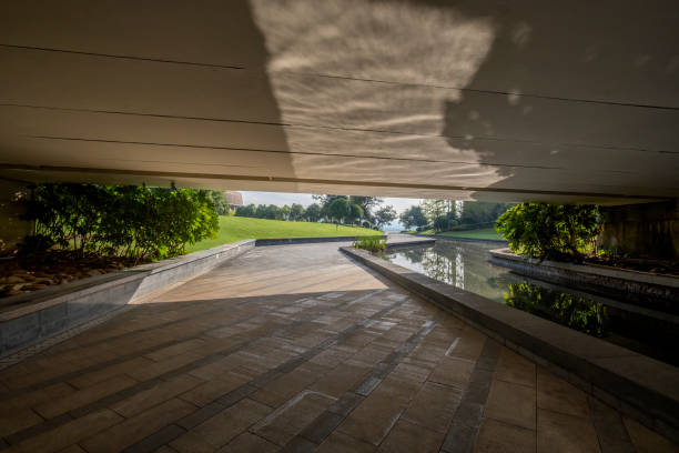 istock The road to the park under the overpass 1361034132
