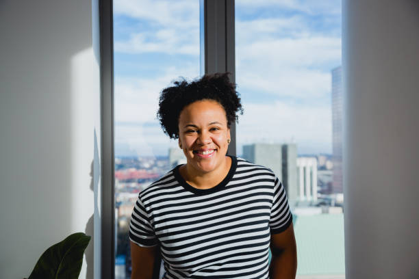 istock Successful Black Woman Working in her Downtown Office 1361037950
