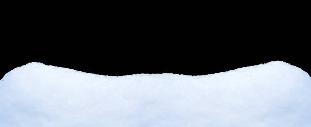 istock White snow edge to be used as foreground border or frame for Christmas background image 1361049642