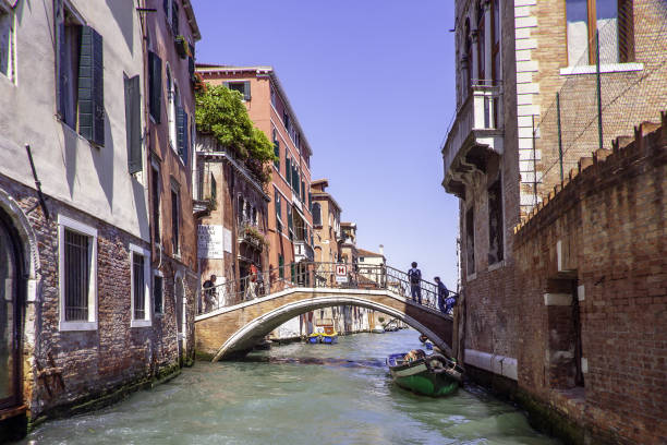 Everything in Venice is Historic, and this Footbridge across a canal is no exception.
