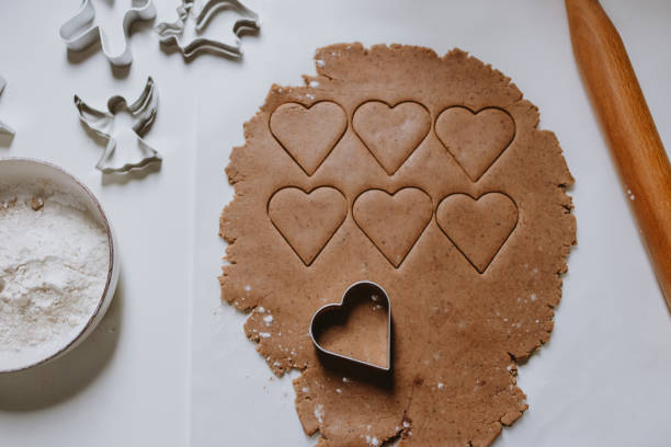 istock Preparing Christmas Gingerbread Cookies at Home 1361051767
