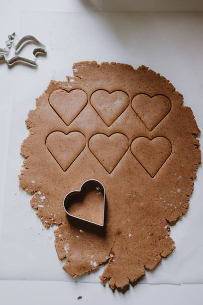 istock Preparing Christmas Gingerbread Cookies at Home 1361051770