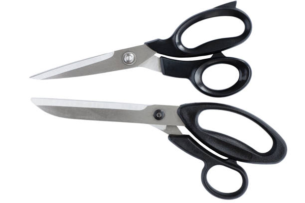 istock Scissors, insulated, on a white background. A tailor's working tool. Scissors for sewing and needlework. Sewing production 1361071814