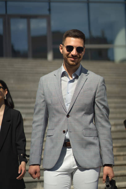 istock Urban male boss smiling 1361082780