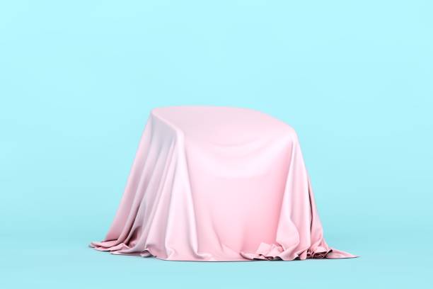 istock 3D Covered single pink armchair 1361092060
