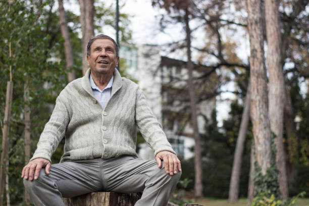 istock Portrait of senior man smiling 1361095717