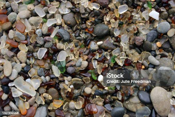 Sea Glass Stock Photo - Download Image Now - Backgrounds, Beach, California