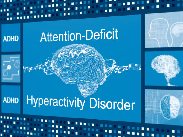 ADHD Attention-Deficit / Hyperactivity Disorder stock photo