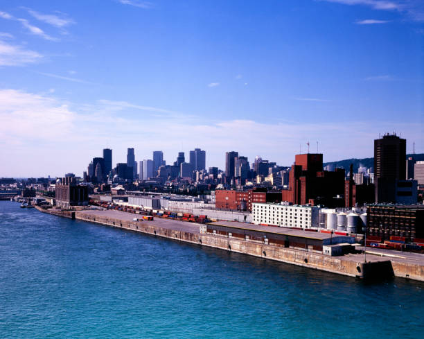 istock Montreal Port and Old Montreal 1361111267