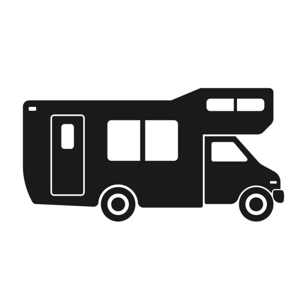 1,500+ Motorhome Silhouette Stock Illustrations, Royalty-Free Vector ...