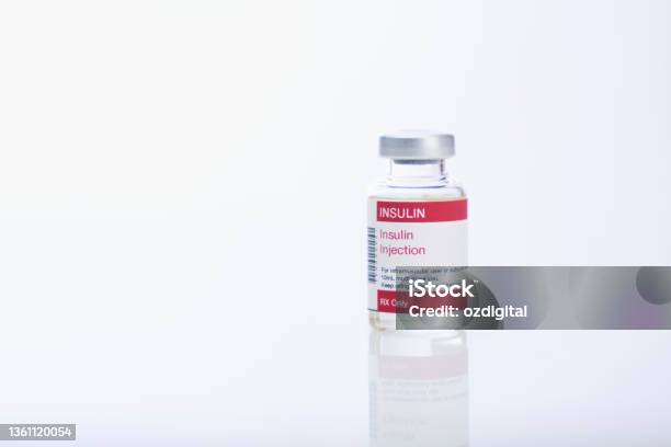 Insulin Vial Stock Photo - Download Image Now - Insulin, Bottle, Vial