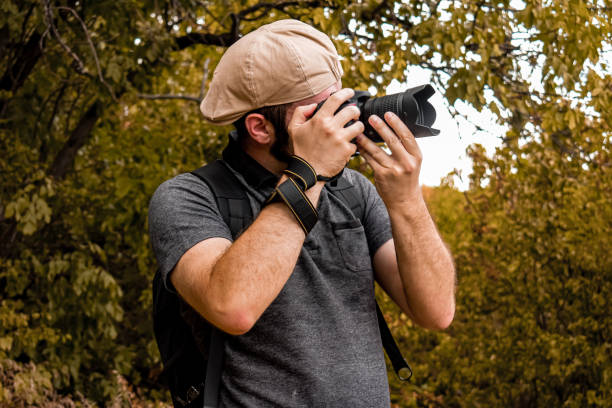 istock Nature photographer shooting Mother Nature 1361121493