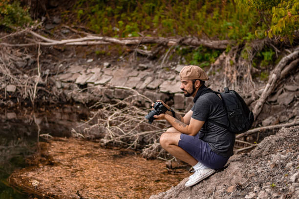 istock Nature photographer shooting Mother Nature 1361122306