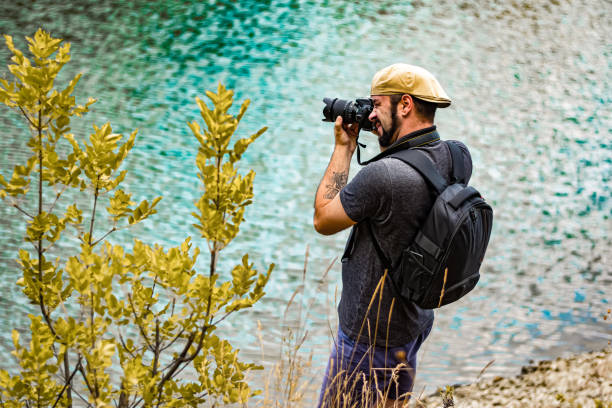 istock Nature photographer shooting Mother Nature 1361122389