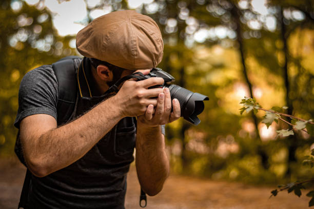 istock Nature photographer shooting Mother Nature 1361122425