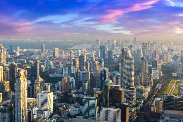 istock Aerial view of Bangkok 1361190545