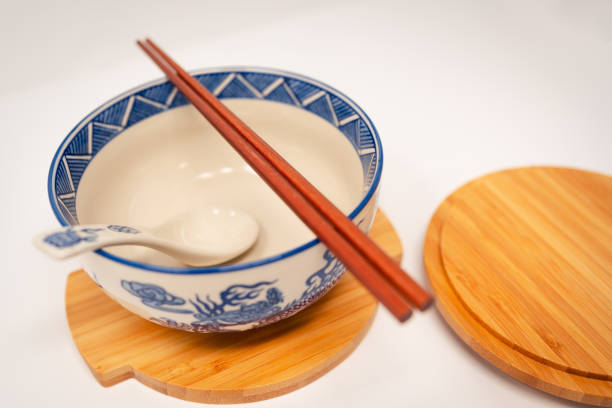 istock Process of Cooking Chinese Roast Pork Over Rice 1361196867