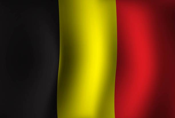 istock Belgium Flag Background Waving 3D. National Independence Day Banner Wallpaper 1361197554