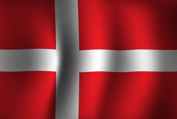 istock Denmark Flag Background Waving 3D. National Independence Day Banner Wallpaper 1361197711