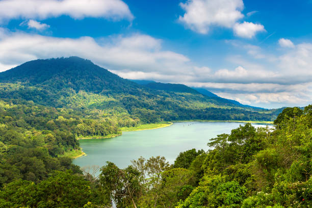 istock Tamblingan Lake (Twin lakes) on Bali 1361201882