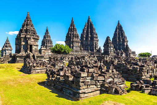 Prambanan temple near Yogyakarta city, Central Java, Indonesia