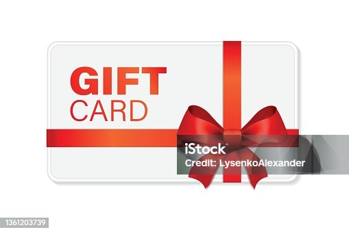 istock Gift card icon in flat style. Discount coupon vector illustration on isolated background. Bonus certificate sign business concept. 1361203739
