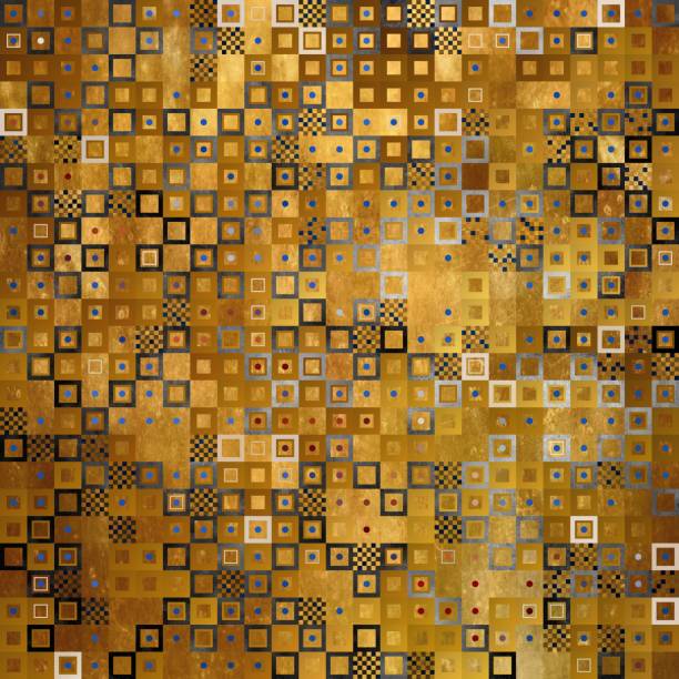 istock Abstract Geometrical Background. Tile art. 1361205098
