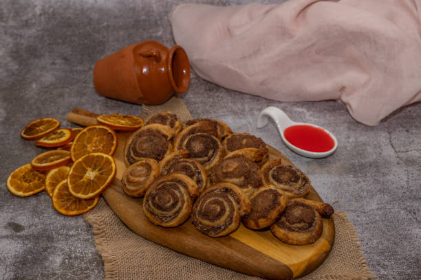 istock cinnamon and sugar rolls fresh out of the oven 1361212141