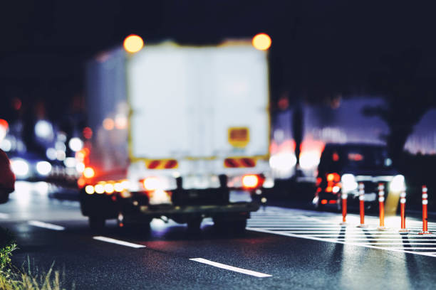 istock blur image of traffic on night time 1361212206