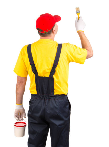 istock Male model is showed as a house painter. 1361214249