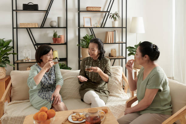 istock Group Senior Female Friends 1361217657