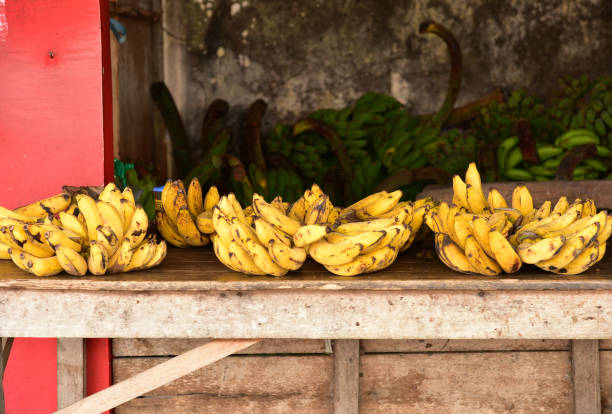 istock Bananas at Traditional market 1361241105