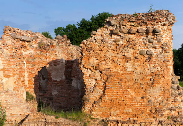 istock ruins of an ancient red clay brick structure 1361245804