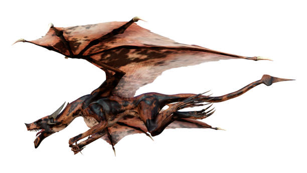 istock 3D Rendering Fairy Tale Dragon on White 1361270182