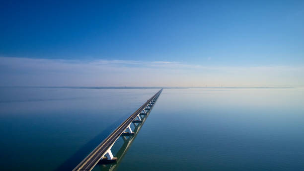 istock Zeelandbrug, the Netherlands, from the sky 1361275547