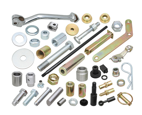 various machined components made with cnc machine for mechanical industry