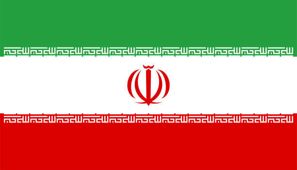 flaga narodowa świata, iran - iranian flag stock illustrations