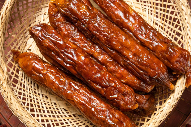 Delicious Sichuan sausage