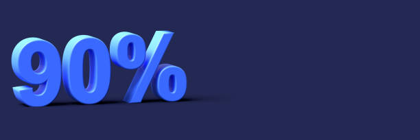 istock 3d blue words 90 percent off discount with blank background 1361287748