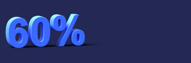 istock 3d blue words 60 percent off discount with blank background 1361287795