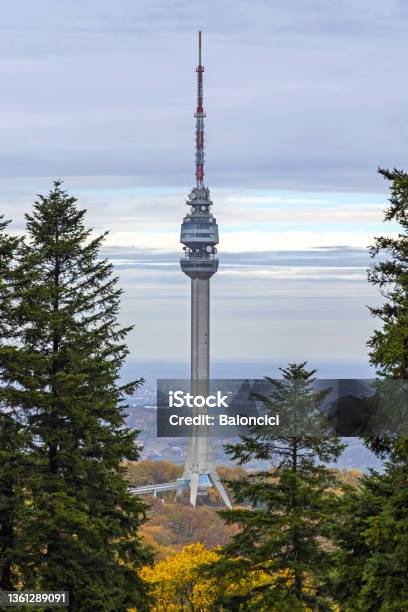 Avala Tv Tower Stock Photo - Download Image Now - 2021, Antenna - Aerial, Architecture