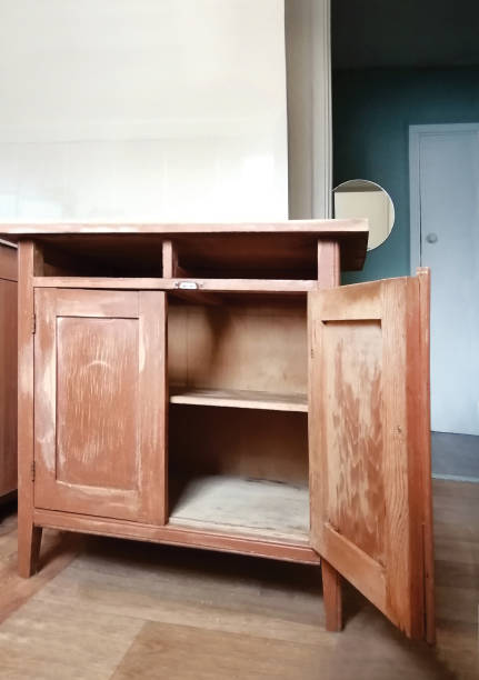 istock DIY Repainting step-by-step Restoration wooden sideboard Provence style 1361289435