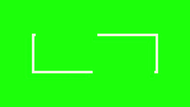 Rectangle Shape Animation for Copy Space and Text Space in a loop - Rectangle animation Background stock Video - on Green Screen Background For Chroma Keying