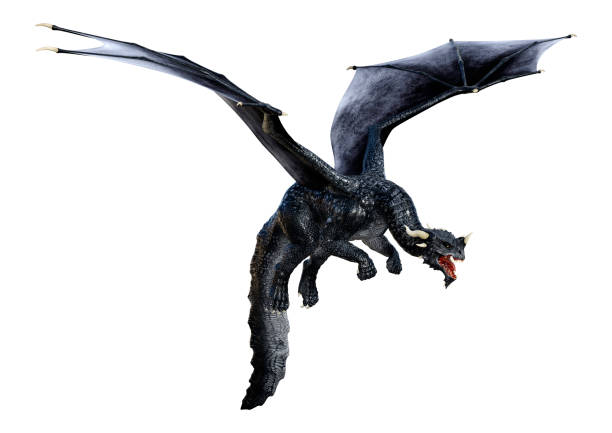 istock 3D Rendering Fairy Tale Dragon on White 1361291037
