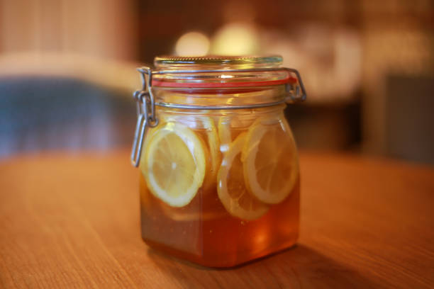 Pickled lemon in honey
