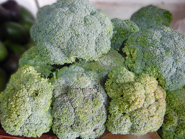 istock Broccoli, Brassica oleracea, Full frame, Food backgrounds. 1361300474