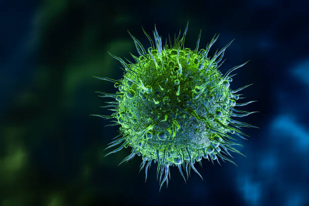 istock COVID coronavirus infection. A strain of the virus. 3d render. 1361305236