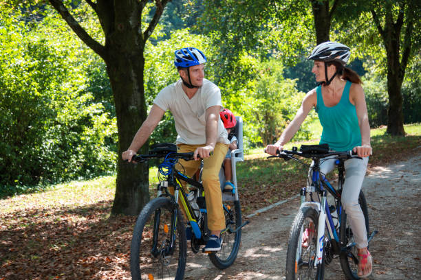 istock Family on trip with bikes 1361312365