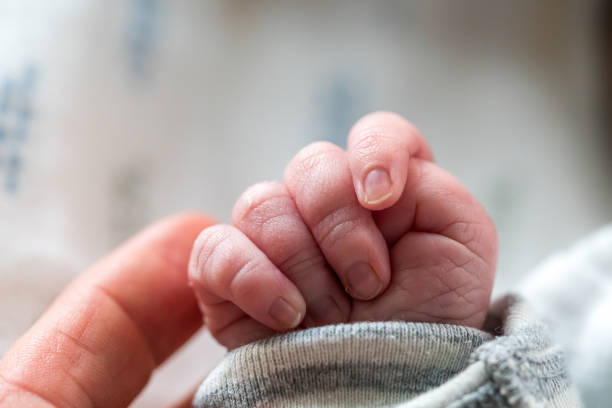istock Hand of a baby 1361320233
