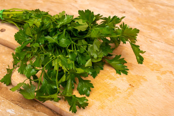 istock parsley, buns on a wooden board 1361321399